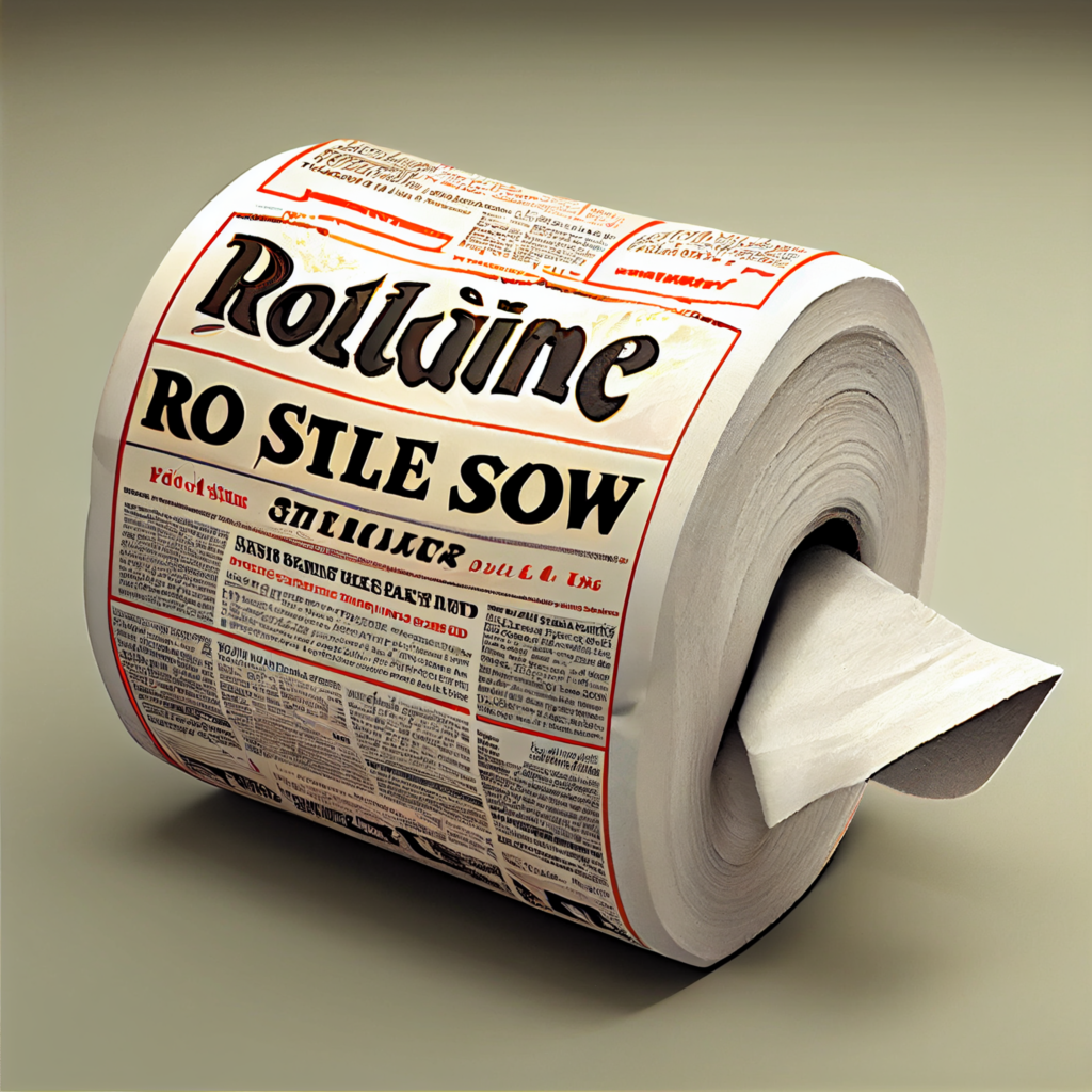 Beggars Rolling Stone magazine toilet paper 8k HD realistic awa
