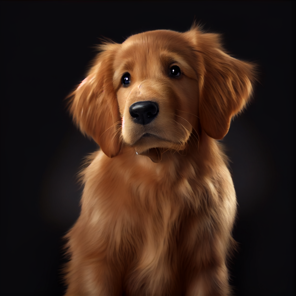 Beggars cute golden Retriever dog photoreal realistic 8k award