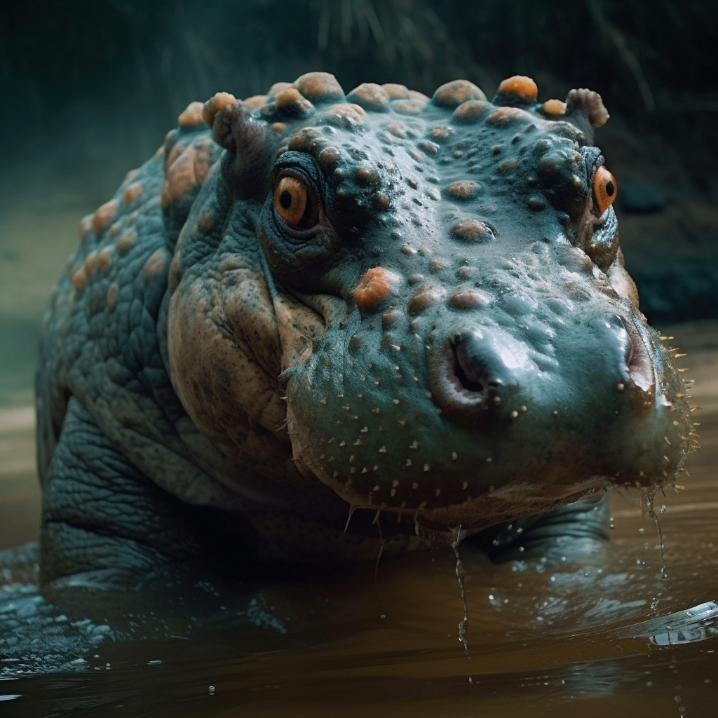 Beggars The Hydratopotamus a distant relative of the common hip