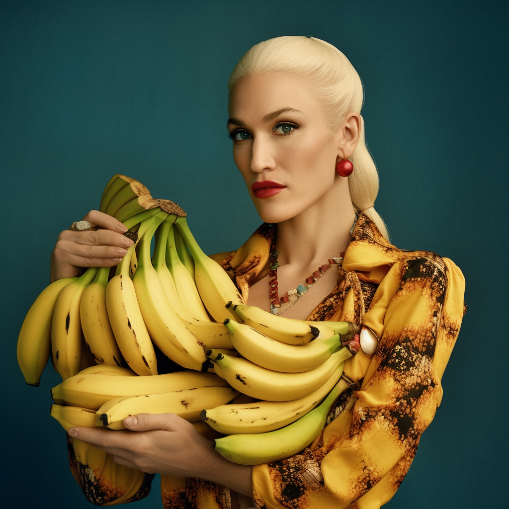 Gwen Stefani And Bananas At Herman Dunlap Blog
